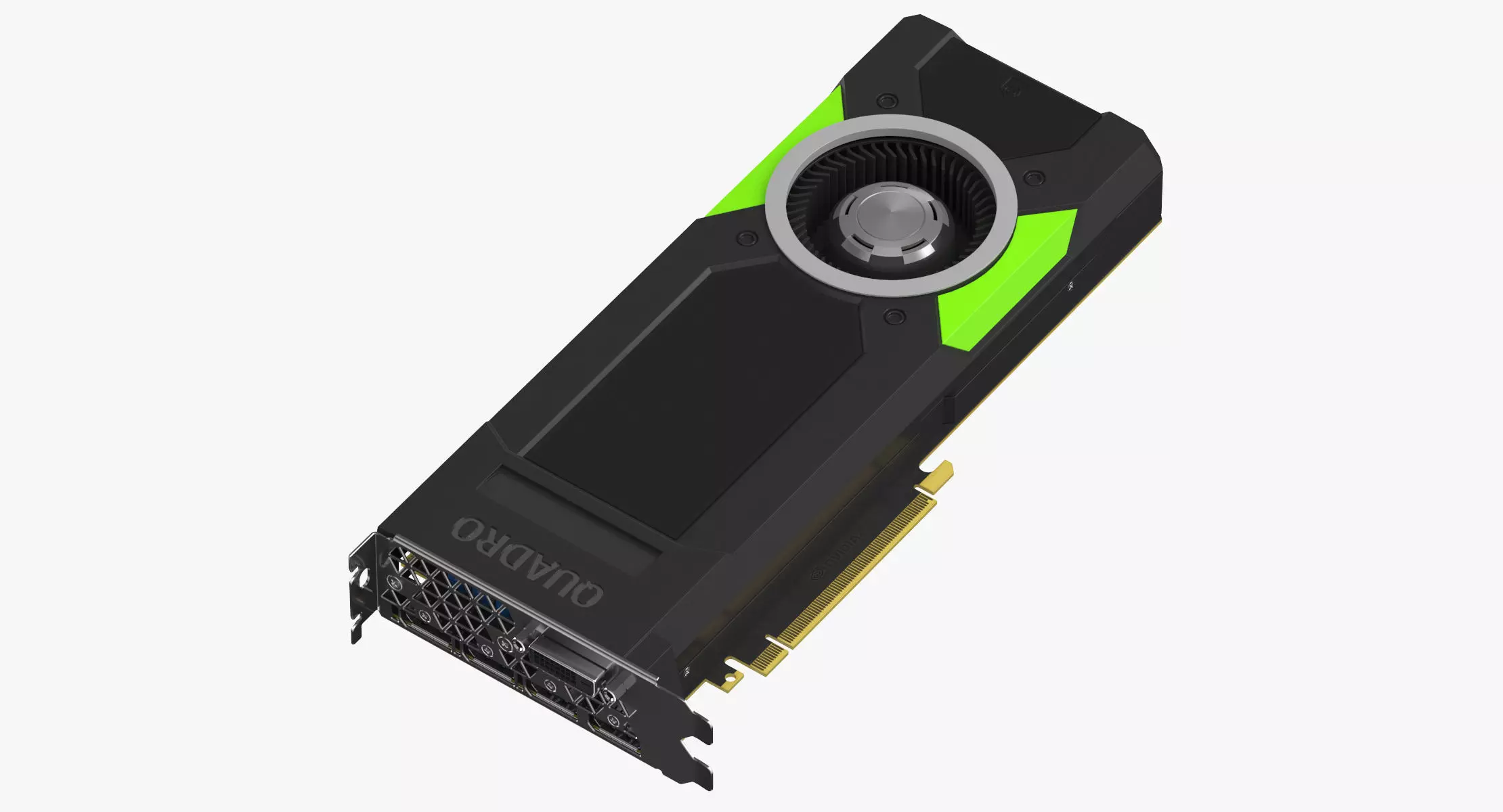 Nvidia Quadro P5000 GPU 3D model