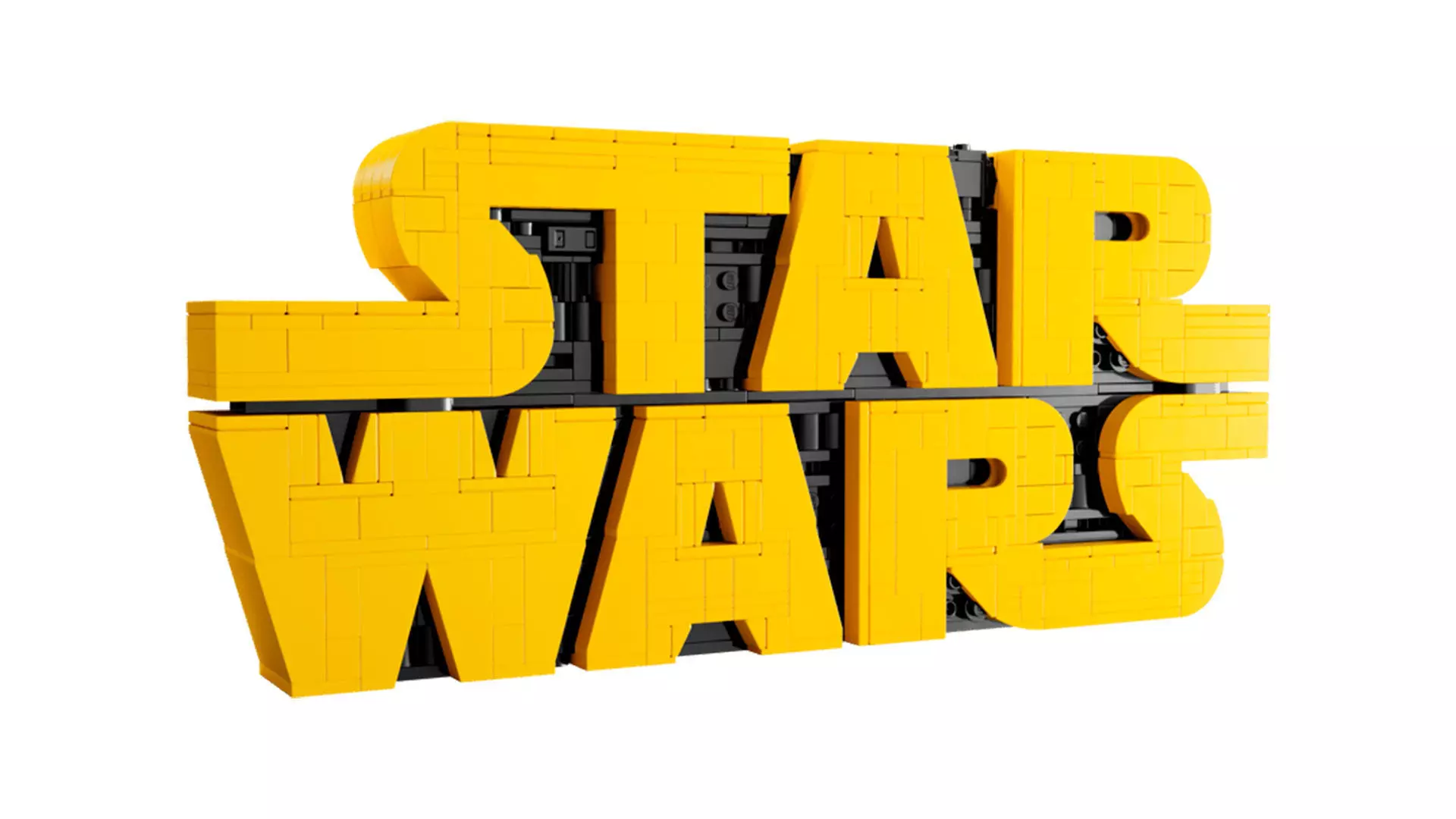 TwindBricks3D - 75407 Brick-Built Star Wars Logo 3D print model