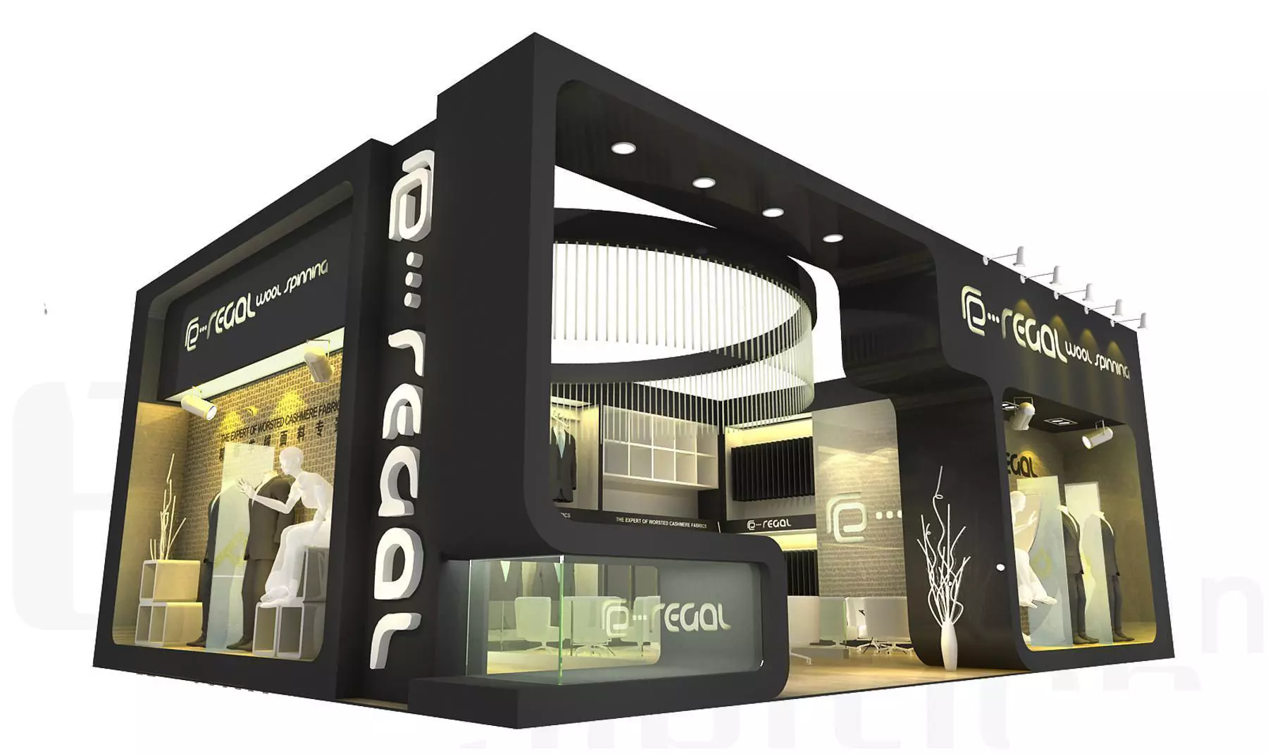 Exhibition - Area - 8X11-3DMAX2009-027 3D model