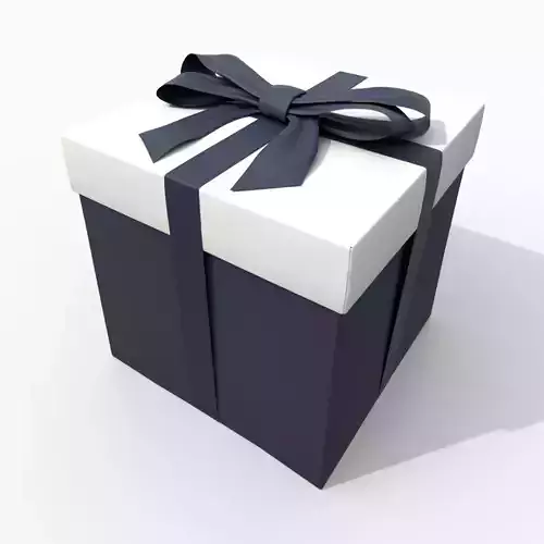 Gift Box - Regular with Tied Ribbon Bow