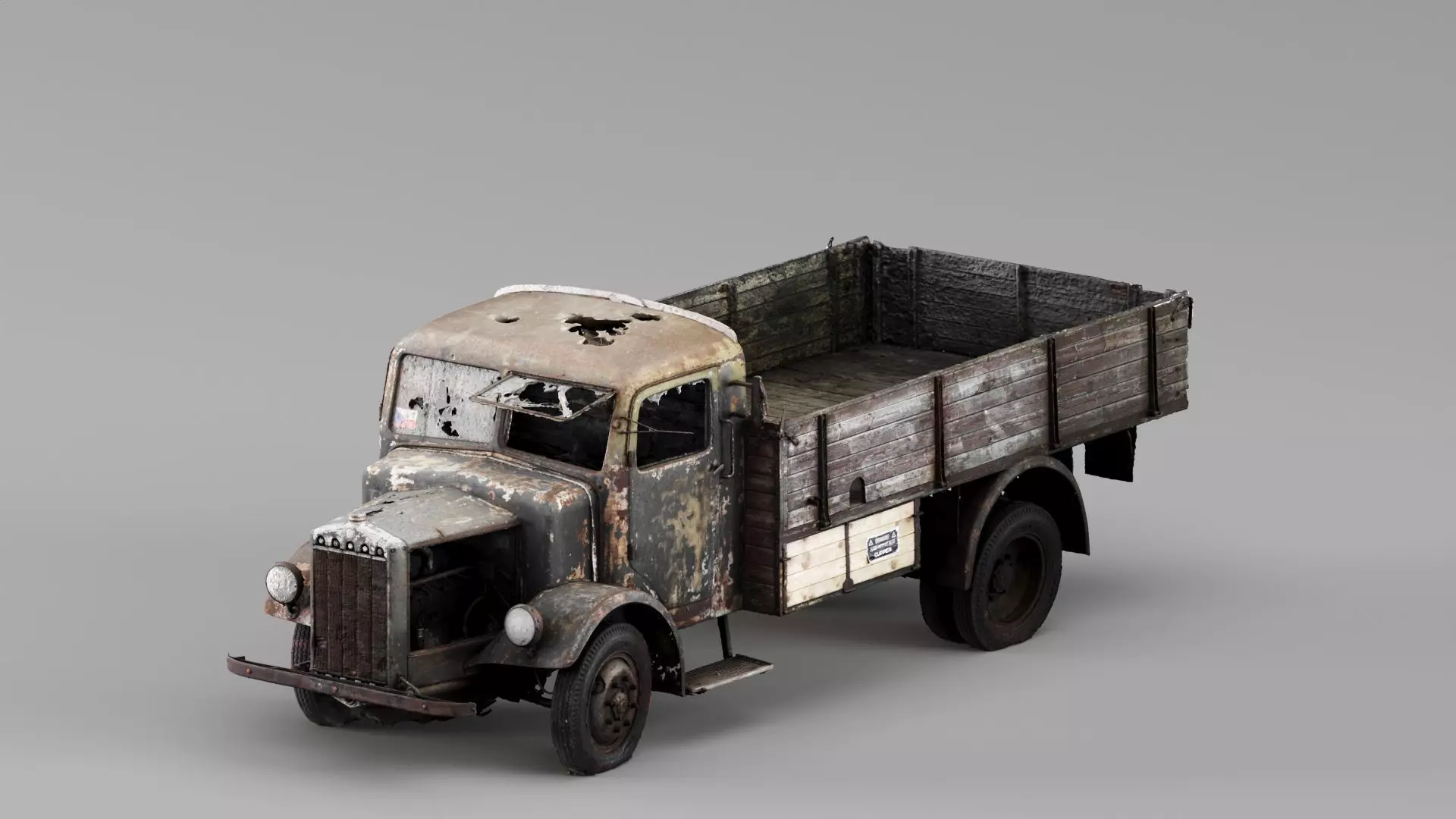 001743 Tatra T27B WWII Truck 3D model