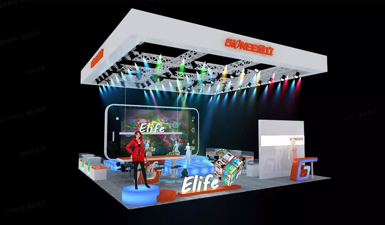 Exhibition - Area -10X10-3DMAX2009-050 3D model