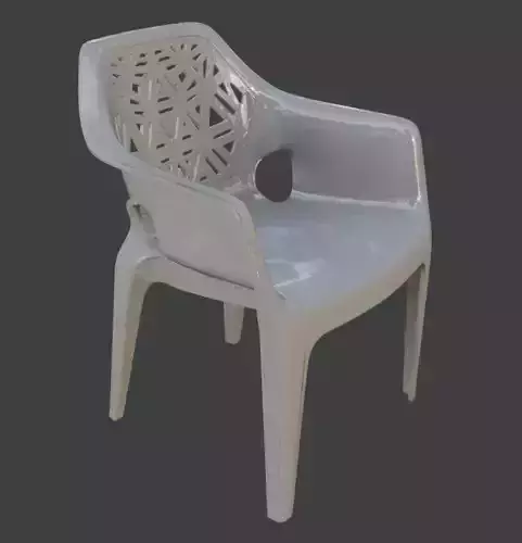 Realistic Plastic Armchair