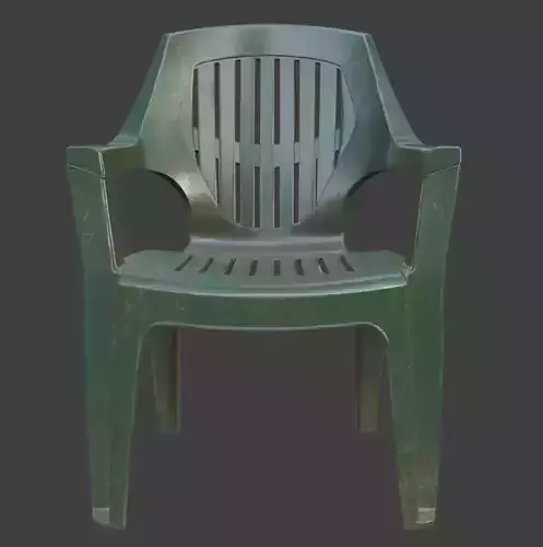 Realistic Plastic Armchair