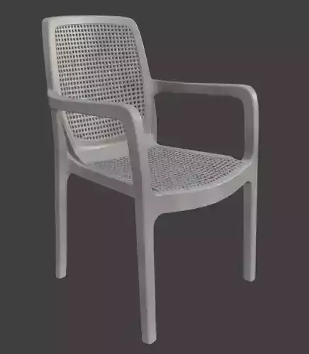 Realistic Plastic Armchair