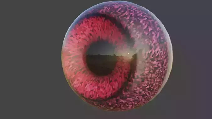 Procedural 4K Alien Eye Shader