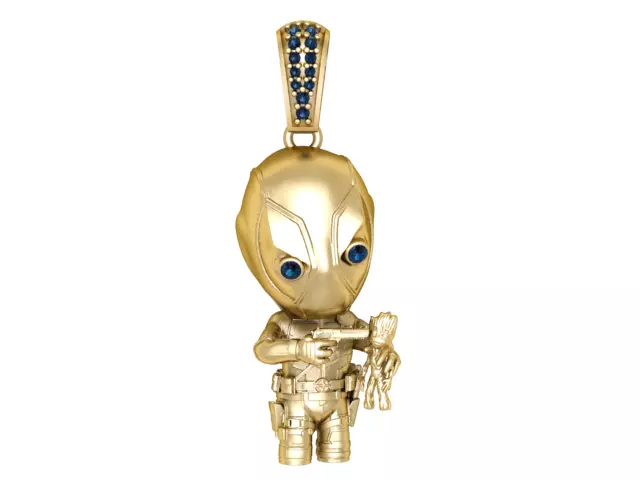 Chibi Mercenary Tiny Tree Guardian Pendant 3D print model