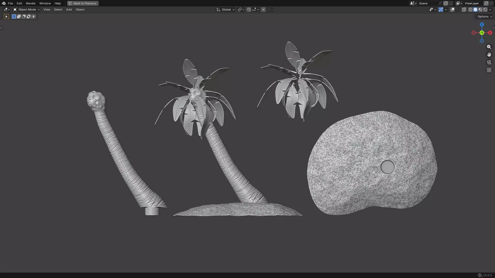 Palm Tree 3D print model