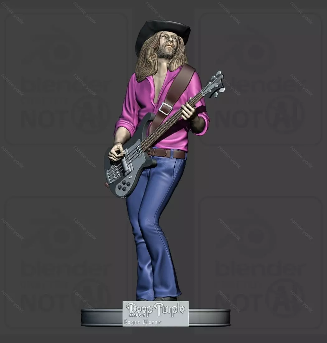 Roger Glover Depp Purple 3D print model