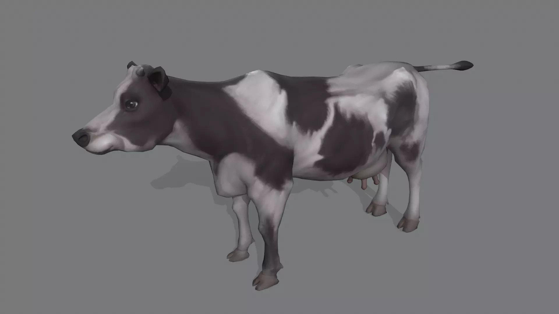 MilchCow Low-poly 3D model