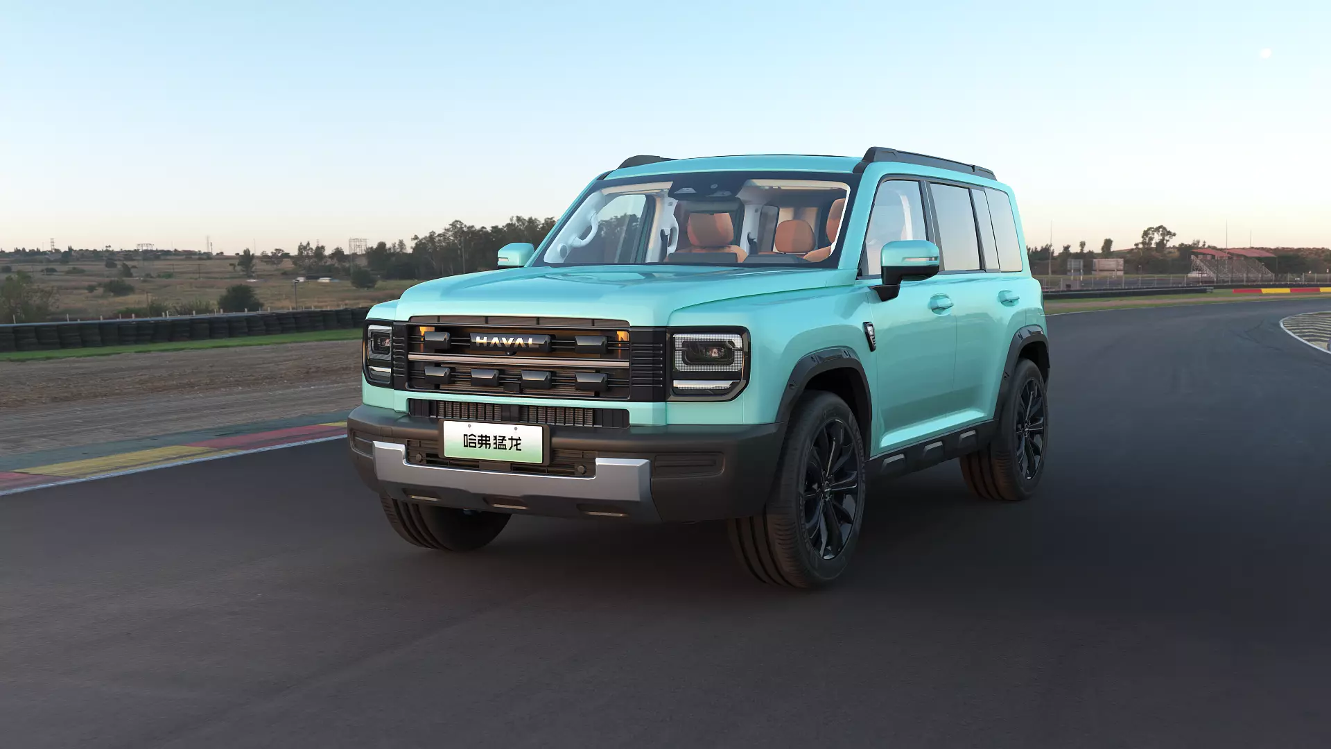 2026 GWM HAVAL V7 Raptor PHEV Hi4T with interior Low-poly 3D model