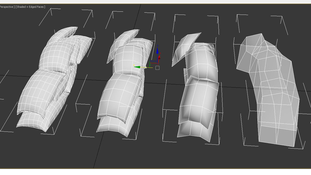 Bags Barricade lowpoly PBR Low-poly 3D model_6