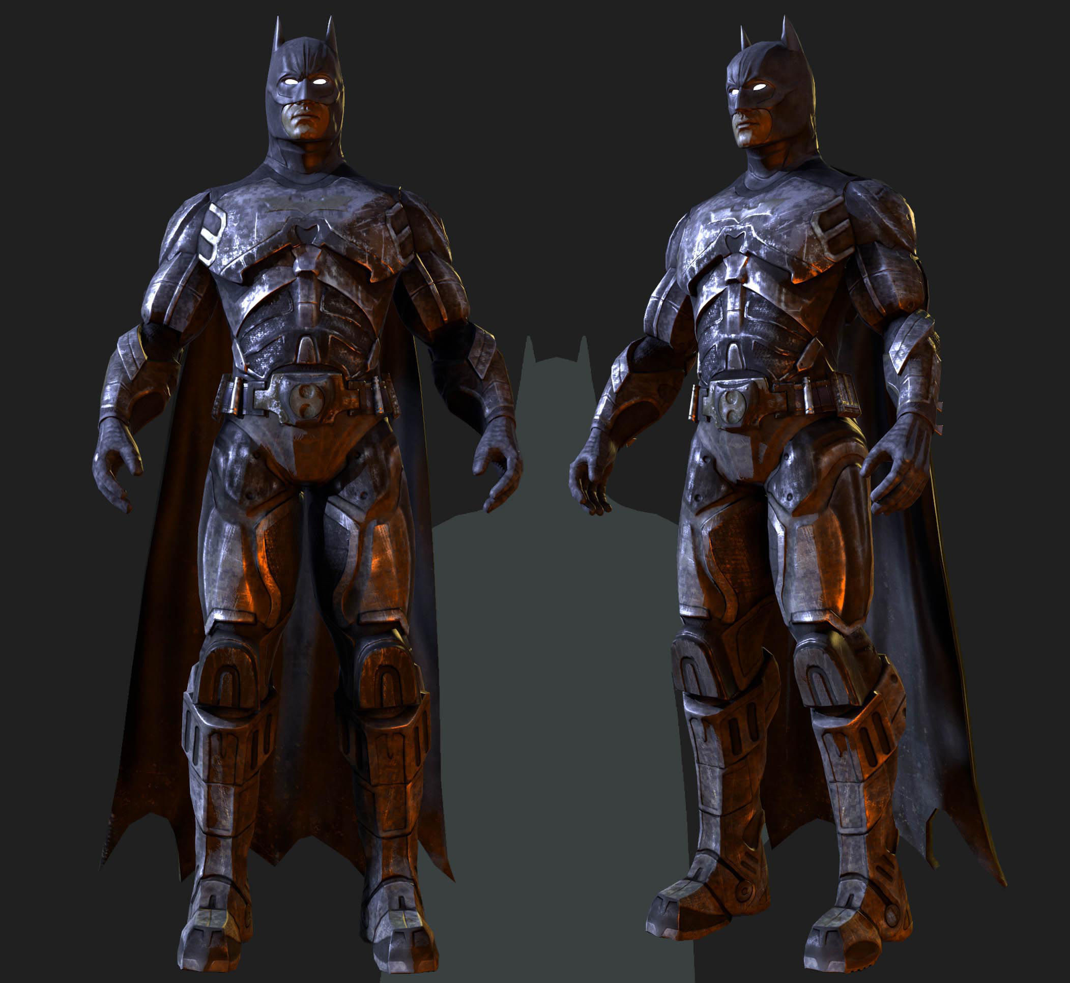 Batman Free low-poly 3D model_1
