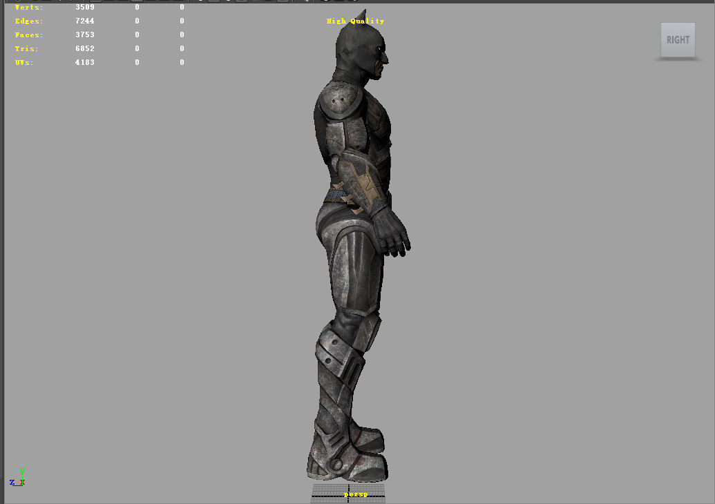 Batman Free low-poly 3D model_6