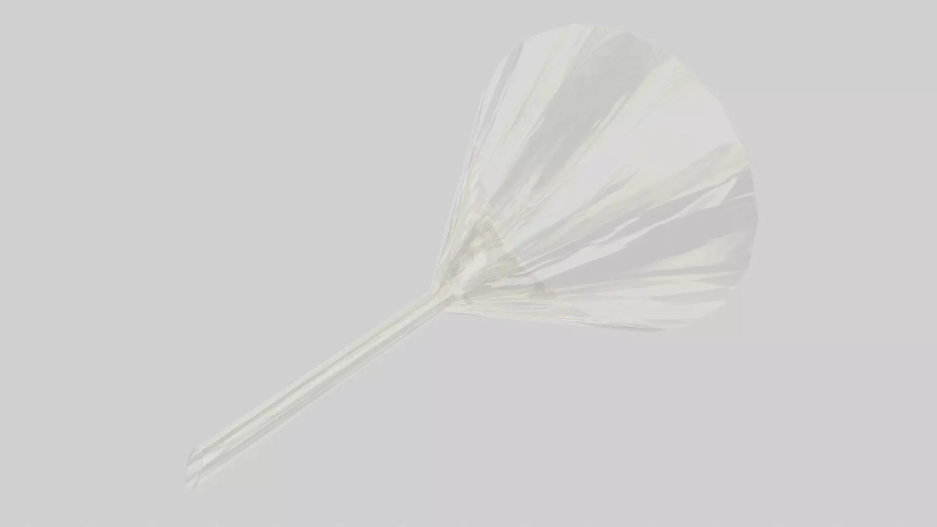 Borosilicate Glass Funnel Low Poly Low-poly 3D model
