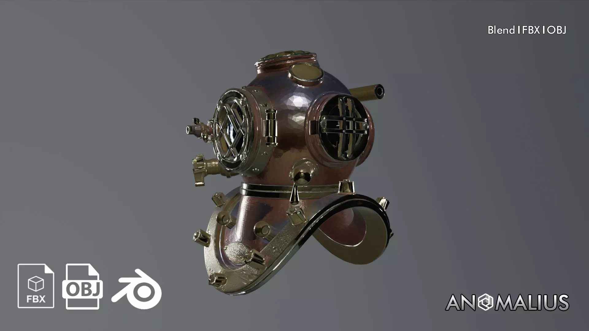 seaman helmet Free 3D model