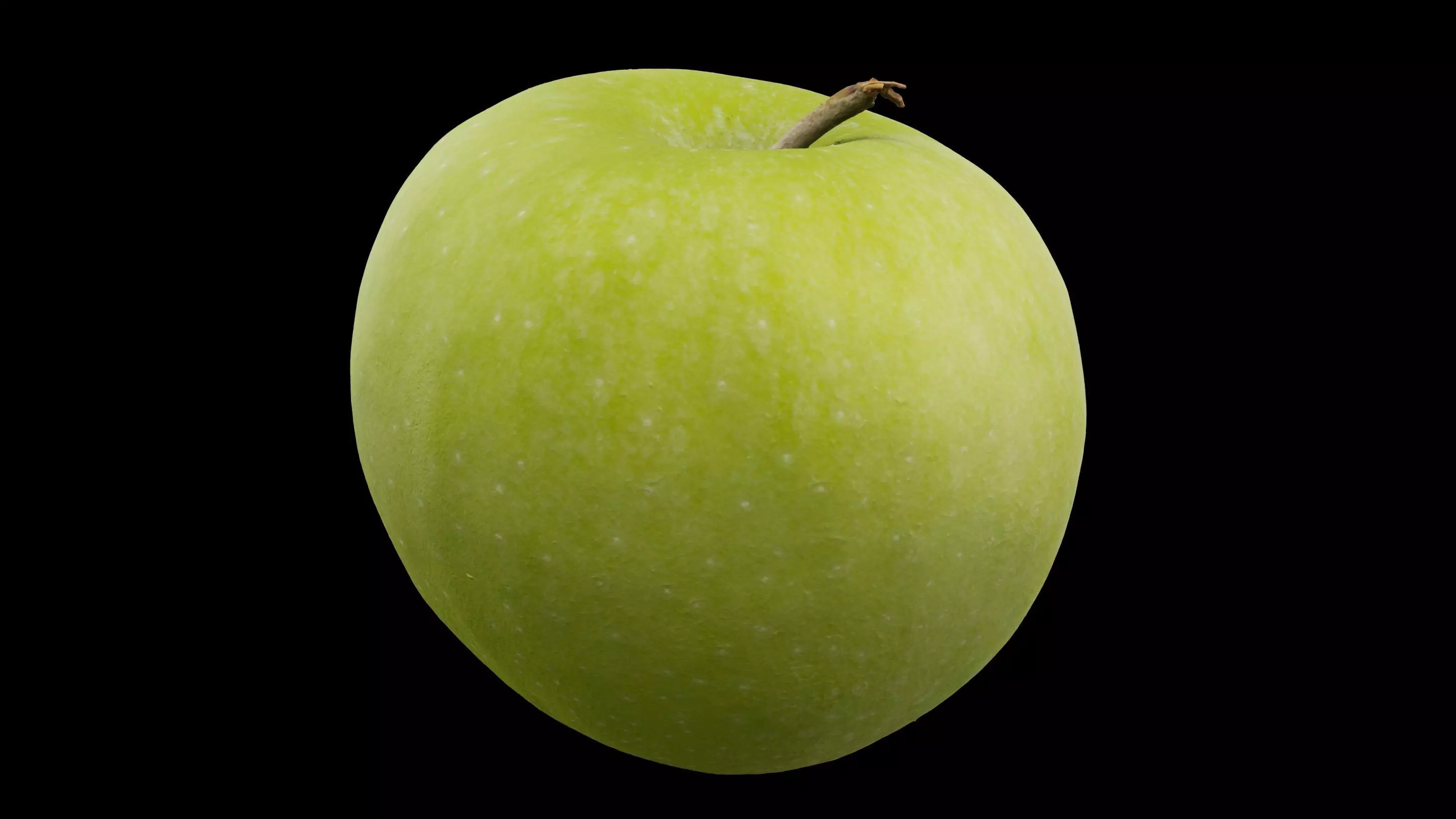 Green Apple Fruit 3D model