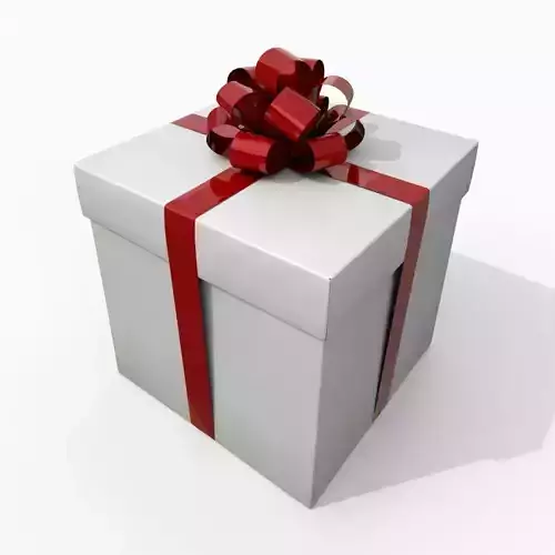 Gift Box - Regular with Tied Ribbon Rosette