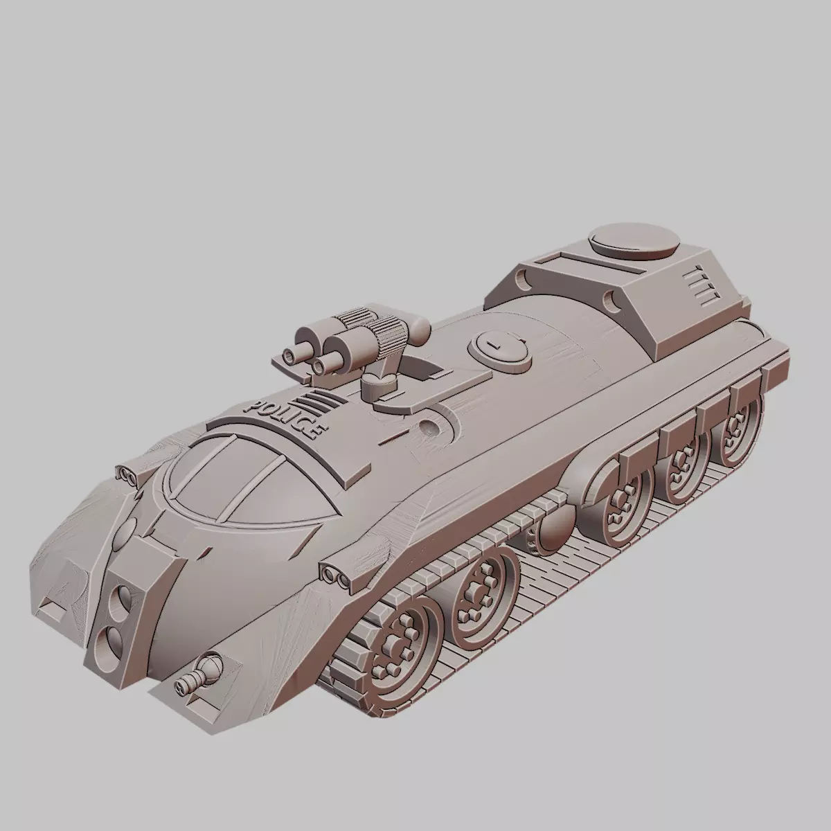 Chi Ha Infantry Combat Vehicle 3D Printable 3D print model