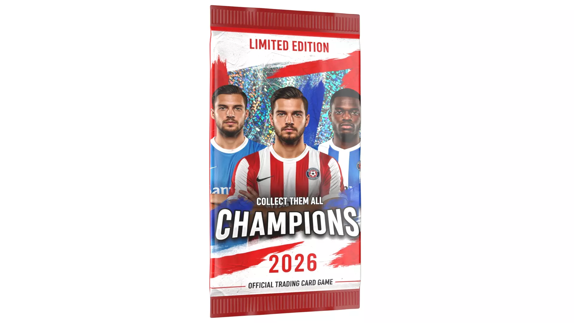 Generic Football Trading Card Booster Pack 3D model