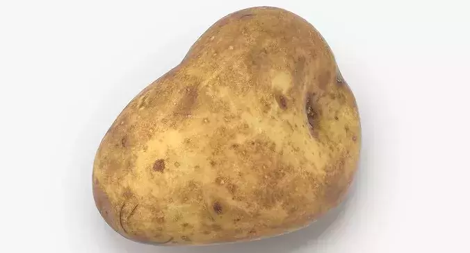 Potato 02 Game Ready 3D model 3