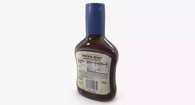 BBQ Sauce 3D model 2