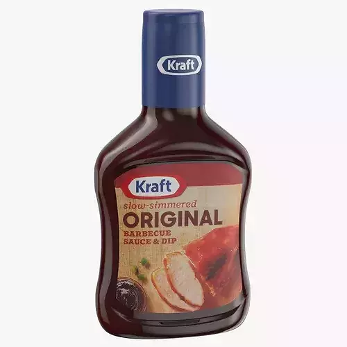 BBQ Sauce 3D model 3