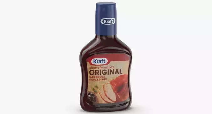 BBQ Sauce 3D model 7
