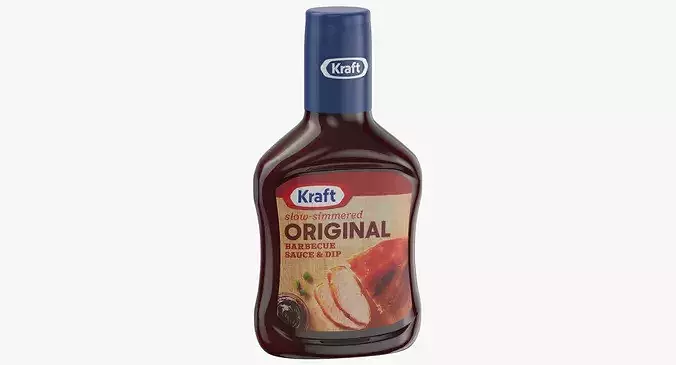 BBQ Sauce 3D model 6