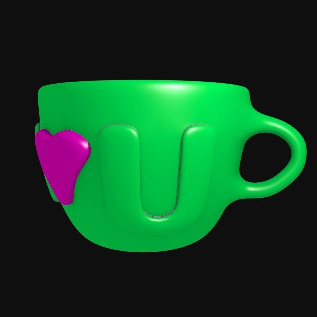 3D Printable Love Cup free 3D model 3D printable | CGTrader