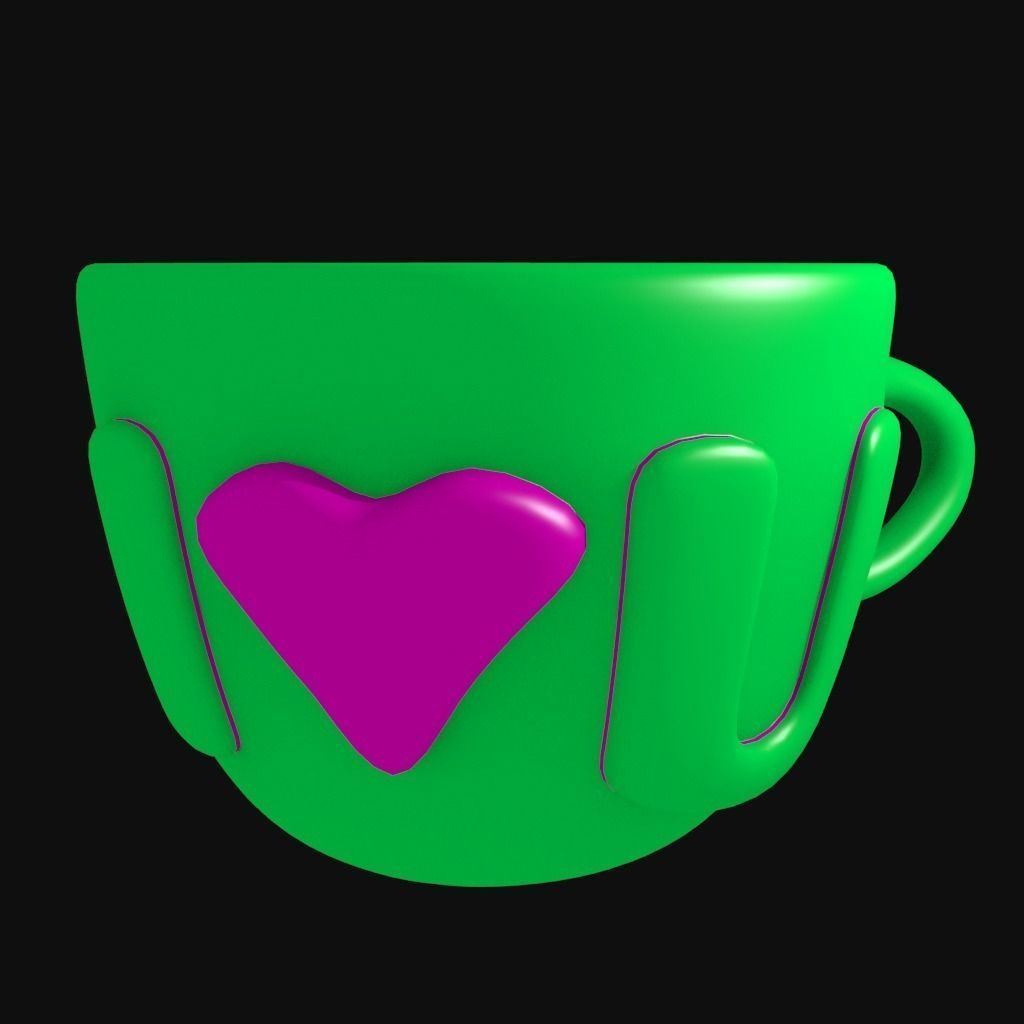 3D Printable Love Cup Free 3D print model