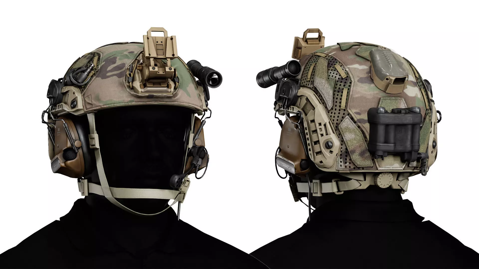 3D model OPSCORE FTHS BALLISTIC HELMET VR / AR / low-poly | CGTrader