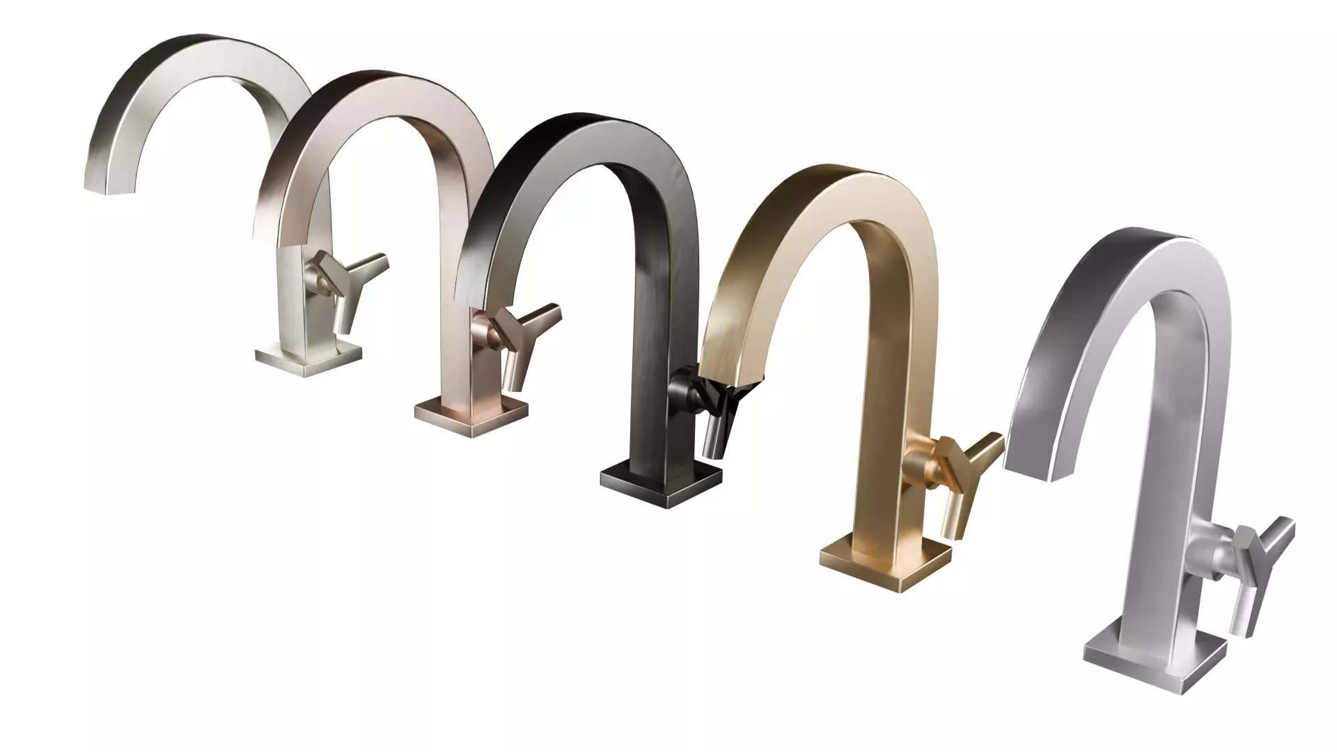 Countertop Bathroom Faucet - DocolCity Low-poly 3D model