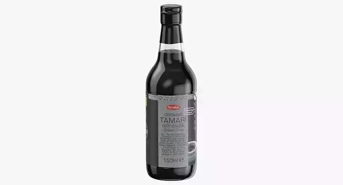 Soy Sauce Bottle 01 3D model 4