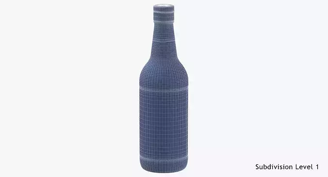Soy Sauce Bottle 01 3D model 3