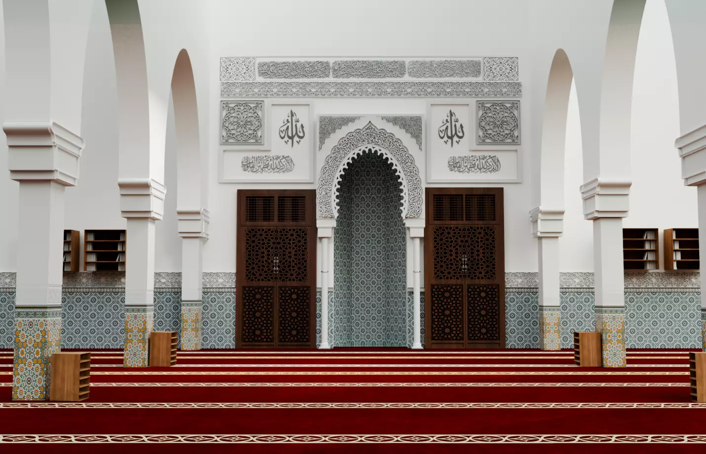 Islamic Mosque Mihrab Interior 3D model