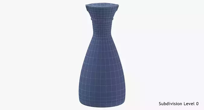 Soy Sauce Bottle 02 3D model 2
