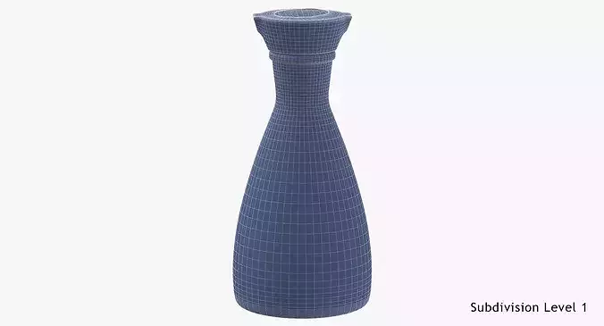Soy Sauce Bottle 02 3D model 3