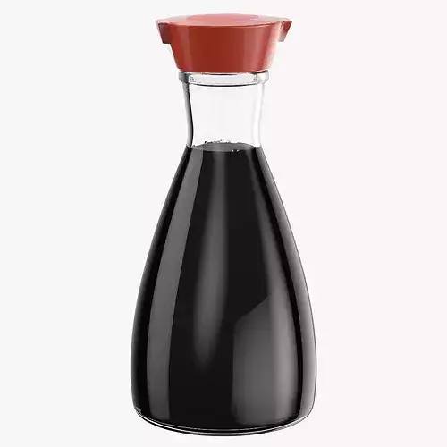 Soy Sauce Bottle 02 Generic 3D model