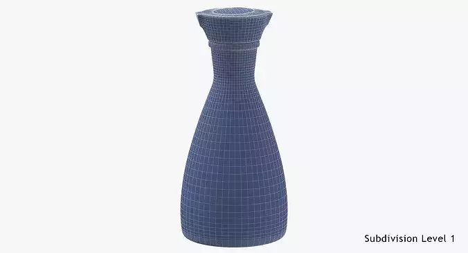 Soy Sauce Bottle 02 Generic 3D model 3