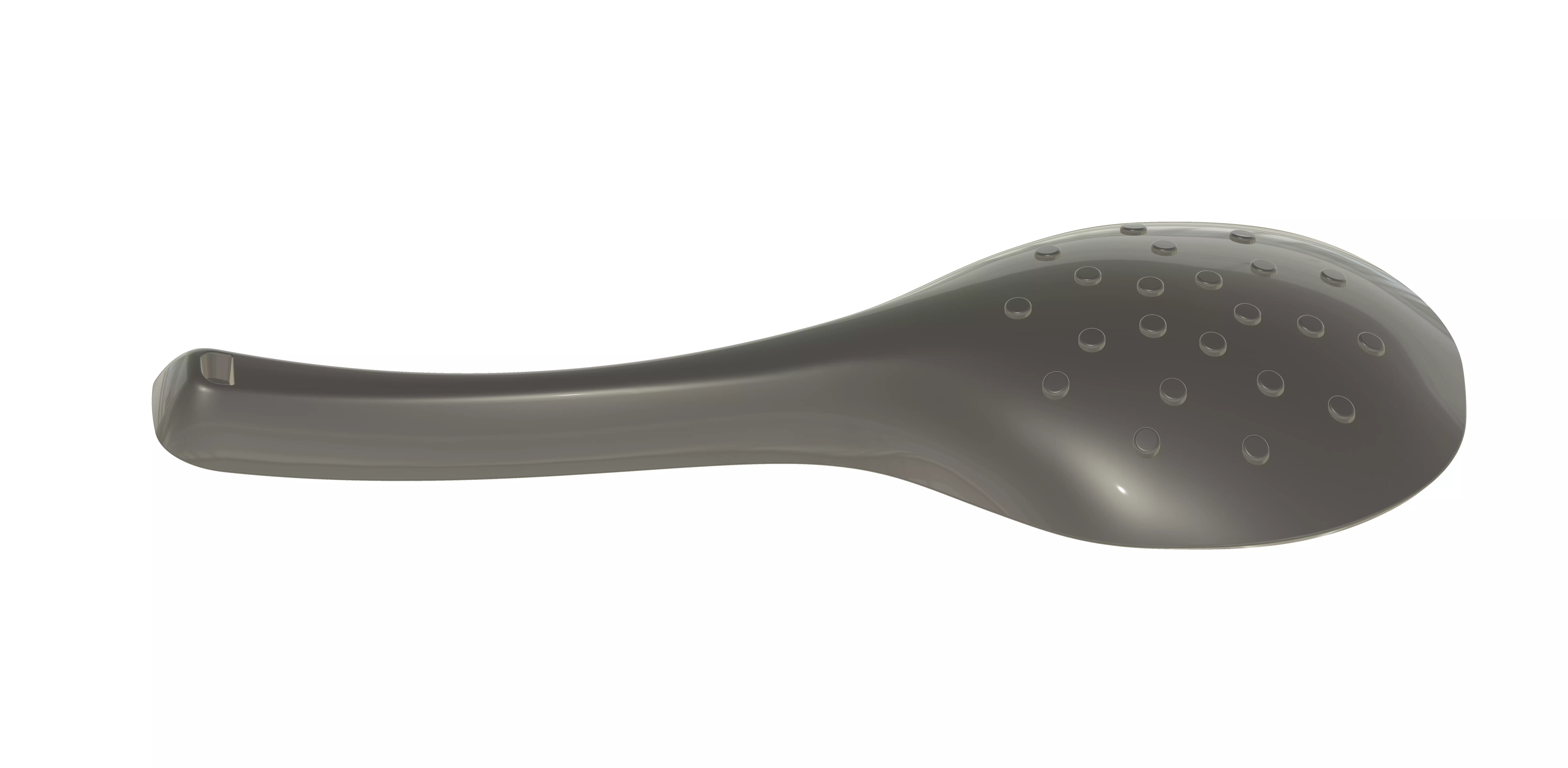 Classic Rice Scoop 3D Model Surfacing STEP FBX STL OBJ 3D print model