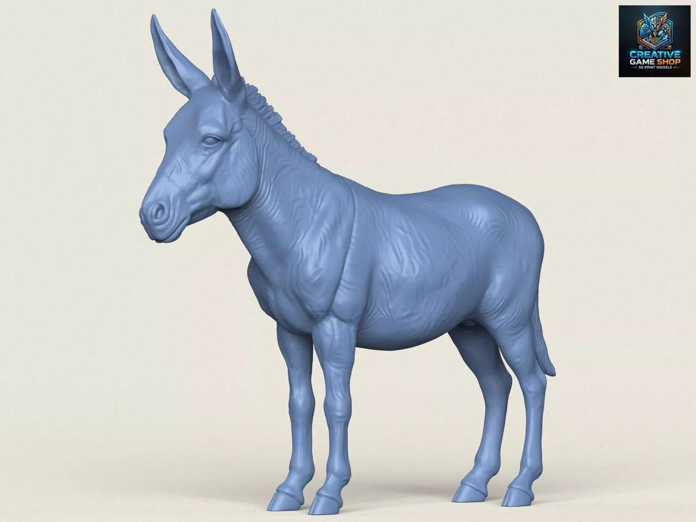 Donkey 3D print model