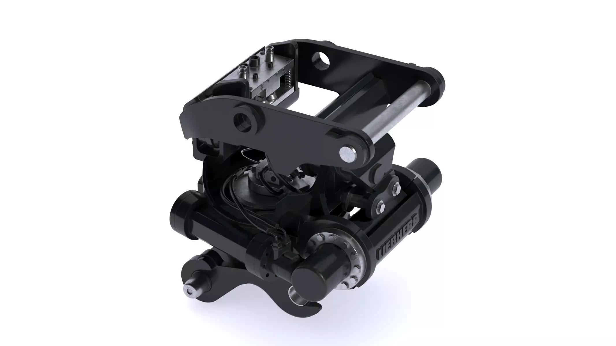 Liebherr TR25 Tiltrotator Excavator Attachment 3D model