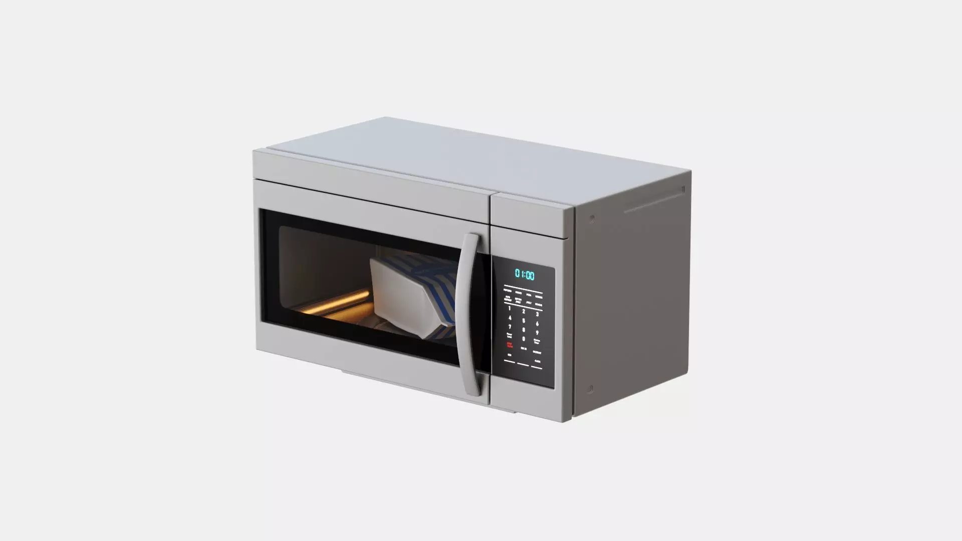 Microwave 3D model