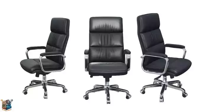Professional Executive Office Chair 3D Asset