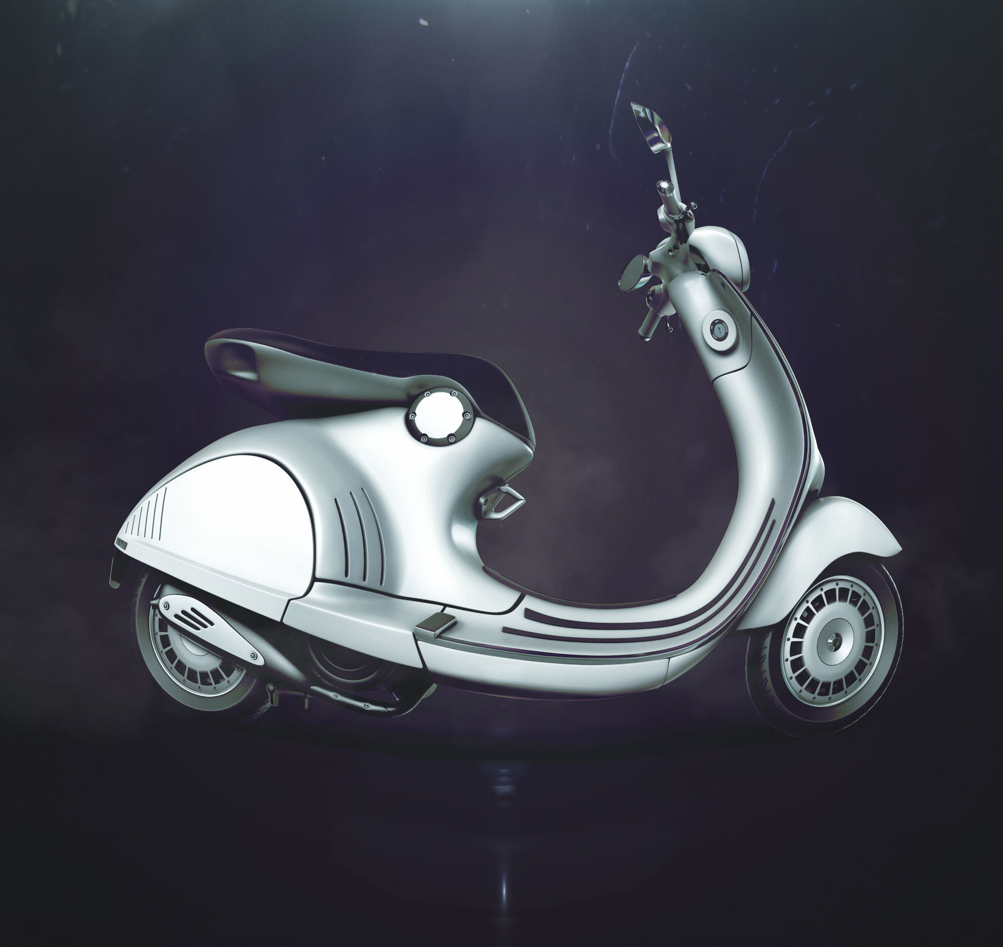Vespa 946 Scooter 3D model_5