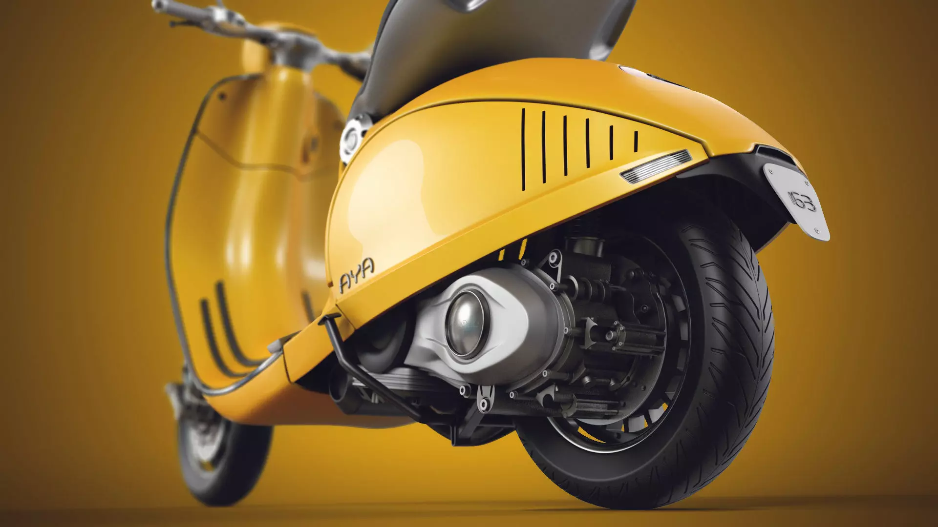 Vespa 946 Scooter 3D model_0