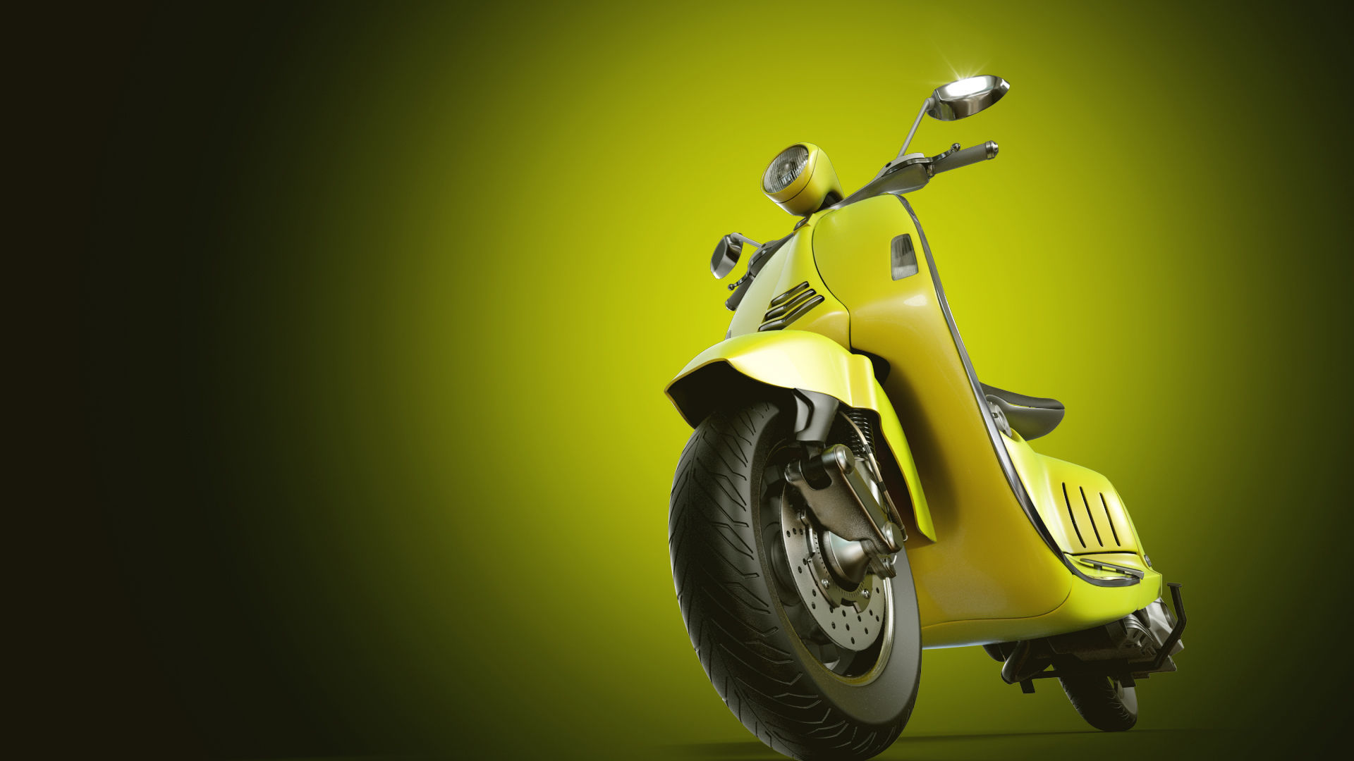 Vespa 946 Scooter 3D model_2