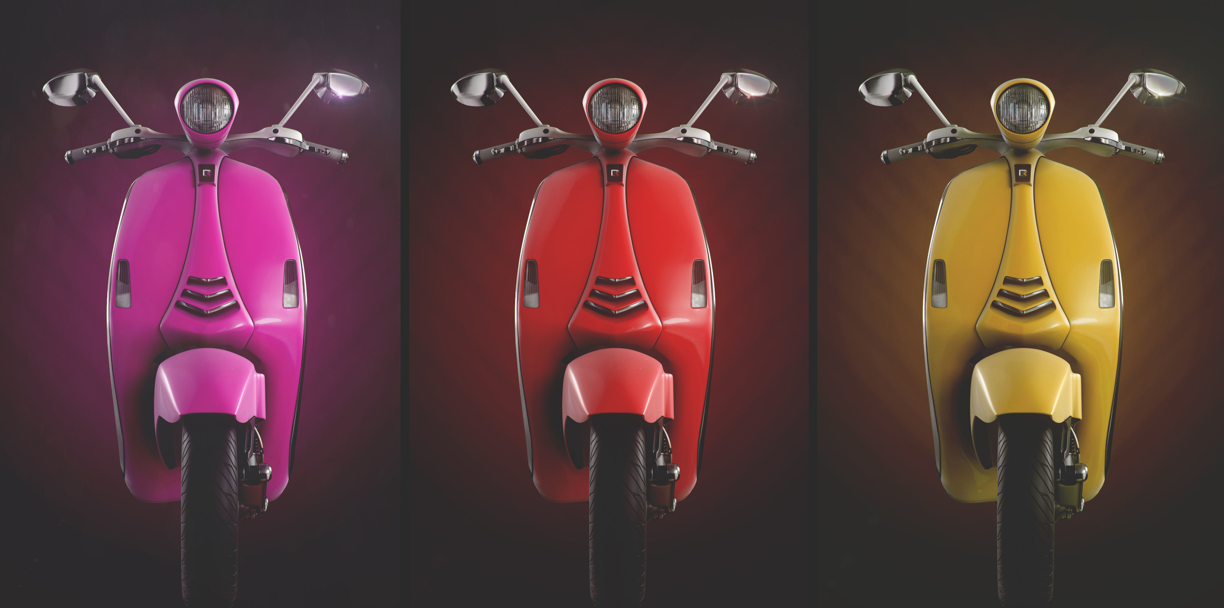 Vespa 946 Scooter 3D model_1