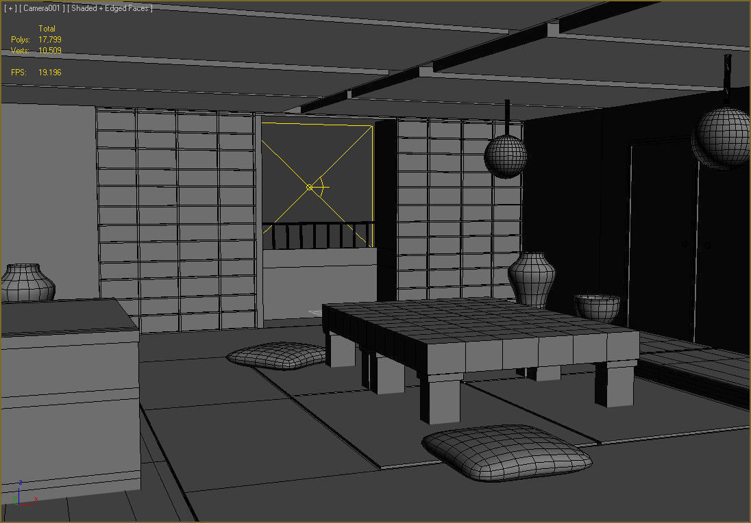 Japanese Room 3D model_2